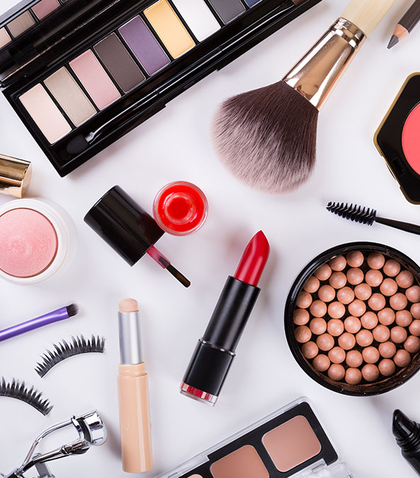 assorted personal care products